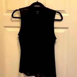 Black Sleeveless Top